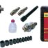 EBERTH Kit d&rsquo;outils pneumatiques 71 pièces avec clé à chocs 1/2&Prime;, clé à cliquet 3/8&Prime;, marteau burineur 150mm et meuleuse droite 6mm, outil pneumatique avec raccord d&rsquo;air comprimé 1/4&Prime; et accessoires