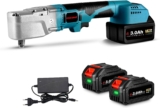 ONEVAN Cliquet sans fil 1/2&Prime;, cliquet sans fil 550 N.m, 1600 tr/min, cliquet électrique, avec 2 batteries de 3,0 Ah