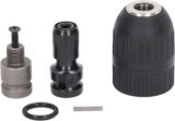 Fyearfly Mandrin de Perçage, Auto Serrant Mandrin de Perçage pour clé à Chocs électrique sans clé Autobloquant avec corps de Mandrin pour outil de Travail du bois 1/2 pouce 20 UNF