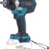 Clé à Chocs sans Fil Brushless 21V KATSU FIT-BAT 1/2&Prime; 550 Nm avec 2 Adaptateurs et Poche, sans Batterie ni Chargeur 102476