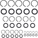 Lot de 5 bagues de retenue de clé à choc de 1/2&Prime; et 3/8&Prime; avec joint torique, pour clé à choc carrée de rechange (1/2)