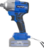 AUTOFU Clé à Chocs Sans Fil Brushless 21V Brushless Moteur 1/2 pouce 420Nm Boulonneuse a Choc pour la voiture et la maison(uniquement la clé le corps, sans batterie et chargeur)