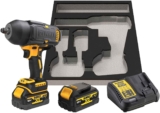&lsquo;DeWalt DCF900P2G-QW Akku-Schlagschrauber 18V 5.0Ah Li-Ion incl. batterie rechargeable incl. 2. batterie rechargeable incl. chargeur