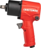 Craftsman CMXPTSG1004NB Clé à chocs pneumatique ½ po 400 pi-lbs, rouge et noir