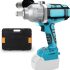 Makita WR100DSA Clé à Cliquet à Batterie DTW1002Z Clé à Chocs 18V 1.050Nm Bl 1/2 « , Bleu
