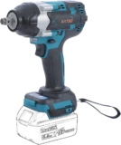 Clé à Chocs sans Fil Brushless 21V KATSU FIT-BAT 1/2&Prime; 580 Nm avec Moteur sans Balais, sans Batterie ni Chargeur 102470