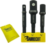 3 adaptateurs de douille SabreCut SCESAK1 1/4&Prime; HEX à 1/4&Prime; 3/8&Prime; 1/2&Prime; SQUARE DRIVE pour visseuses à chocs, clés et cliquets