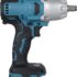 1000Nm Clé à Chocs Sans Fil Compatible avec Makita BL1830 BL1830B BL1840 BL1840B BL1850 BL1850B BL1860B 18V Batteries, 1/2 » Sans Balais Visseuse à Choc Rotative avec 6 Douilles (Batterie non incluse)