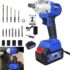 21V Brushless Impact, Torsion Poignée Antidérapante Pistolet à Chaleur Rechargeable Clé sans Fil Grand 1 2 Impacto Pistola pour Batterie