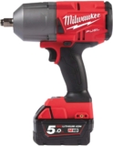 Milwaukee – Boulonneuse à choc 18V (2x5ah) carré 1/2˝ 1260 Nm – FHIWF12-502X Rouge