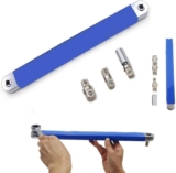 Clé D&rsquo;extension De 15,4 Pouces, Jeu De Clés D&rsquo;extension À Portée Étroite, Outil De Clé À Douille À Choc Décalé De 3/8&Prime;, Avec Adaptateurs À Entraînement Carré De 1/4&Prime;, 3/8&Prime; Et 1/2&Prime;, Pour Petits Endroit