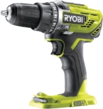 Ryobi – Perceuse-visseuse 18V – 2 vitesses – 50 Nm – 500-1 800 tr/min – 22 positions – mandrin 13 mm – R18DD3-0