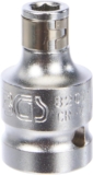 BGS 8201 | Adaptateur avec bille de retenue | 12,5 mm (1/2&Prime;) | six pans intérieurs 6,3 mm (1/4&Prime;)