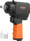 VEVOR Clé à chocs pneumatique 3/8&Prime; pistolet de percussion entraînement carré 690 pi-lb couple de desserrage 10000 tr/min pour tâches camions, équipements, amateur automobile, mécanicien professionnel