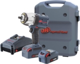 Ingersoll-Rand Clé à choc W7152-K22B-EU, sans Fil, 13 mm (1/2&Prime;) 20V, 2 Batteries Li-Ion BL2022 5 Ah et Chargeur dans 1 Mallette outils