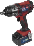 Sealey Clé à chocs sans fil 18 V 1,27 cm Sq Drive – Rouge