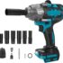 Clé à Chocs électrique, Moteur sans Balais, Coque ABS AC100-240V, Usine Multifonctionnelle (Prise UE)