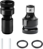 2 Pièces Adaptateur 1/2 1/4, Adaptateurs 1/2&Prime; Carré à 1/4&Prime; Hexagonal, Adaptateur D&rsquo;Impact à Dégagement Rapide, Convertisseur D&rsquo;Impact vers 1/4 Hexagonal, RéDucteur a Choc Carre, Adaptateur Cliquet