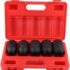 Lot de 46 douilles à cliquet de 1/4 « ,outil de réparation de voiture à cliquet Torque Wrench Combo Kit d&rsquo;outils