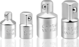 4pcs Jeu d’adaptateurs de Douilles Adaptateur à Cliquet Réducteur de Douille 1/2&Prime; à 3/8&Prime;,3/8&Prime; à 1/2&Prime;,1/4 « à 3/8&Prime;,3/8&Prime;à 1/4 » Adaptateur Douille Cliquet Pour Douilles et Embouts