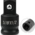 Lot de 7 douilles Wrnech, douille à choc 3/8&Prime;, tournevis Torx hexagonal, clé pneumatique en forme de T