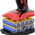 Impact sans Brosse 21V, Poignée Antidérapante de Torsion clé à Chocs sans Fil Rechargeable clé Grand Corps pour Batterie Makita
