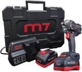 COFFRET CLE A CHOC COMPACTE 1/2 SANS FIL 900Nm M7-CHARGEUR+BATTERIES