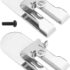 Visseuse à percussion sans fil compatible avec Dewalt 18 V 20 V, 600 Nm, visseuse à percussion sans fil, 1/2&Prime;, moteur sans balais avec clé à douille, adaptateur de clé à douille (sans batterie)