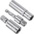4pcs Jeu d&rsquo;Augmentateurs et Réducteurs Adaptateur à Cliquet Adaptateurs Réducteurs Pour Douilles et Embouts 1/2&Prime; 1/4&Prime; 3/8&Prime; Pillote Etre Utilisée avec Des Tournevis et Des Clés
