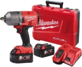 Milwaukee M18FHIWF12-502X Clé à chocs 18 V Fuel 1/2&Prime; avec 2 piles 5,0 Ah