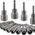 Milwaukee Shockwave 4932480453 Jeu de 20 douilles à choc carrées 1/4&Prime; 4-13 mm
