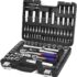 Yctze Jeu de clés à chocs 1/4&Prime; en acier au chrome vanadium Outil à main universel pour voiture pour kit de prise à percussion, jeu de douilles, clé à percussion, clé à douille 1/4&Prime;