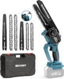 MIRTHBUY 360N.M Clé à choc électrique sans fil 1,27 cm, clé à choc électrique sans balais, 18 V-21 V (forme la plus récente