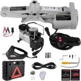 Kit De Levage De Cric Électrique For Voiture, 3 Tonnes, DC 12V, Ciseaux De Voiture, Kit De Cric De Sol, Clé À Chocs, Pompe À Air, SUV, Outils De Réparation Automobile Sans Effort Efficace(Jack Pump Wr