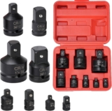 Sexyhot Lot de 8 Adaptateur Douille a Choc/kit Adaptateur pour Clé à Douille3/4&Prime; à 1&Prime;, 1&Prime; à 3/4&Prime;, 1/4&Prime; à 3/8&Prime;, 3/8&Prime; à 1/4&Prime;, 3/8&Prime; à 1/2&Prime;, 1/2&Prime; à 3/8&Prime;, 1/2&Prime; à 3/4&Prime;, 3/4&Prime; à 1/2&Prime;