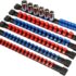 Sexyhot Lot de 6 Adaptateur Douille a Choc/kit Adaptateur Douille 1/4&Prime; à 3/8&Prime;, 3/8&Prime; à 1/4&Prime;, 3/8&Prime; à 1/2&Prime;, 1/2&Prime; à 3/8&Prime;, 1/2&Prime; à 3/4&Prime;, 3/4&Prime; à 1/2&Prime;