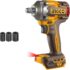 Clé à Chocs sans Fil Haute Performance 100-240 V, clé à Chocs électrique de Précision 3 en 1 550 Nm 3400 Tr/min avec Indicateur de Puissance pour Camping-car (Prise UE)