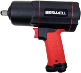 Beswell-BW-112K-Visseuse pneumatique à chocs – couple de desserrage maxi 2230 Nm, carré 12,5 mm (1/2 pouce) – visseuse pneumatique à faibles vibrations pour le serrage et le desserrage de vis&rsquo;.