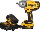 DEWALT – Boulonneuse à Chocs 1/2&prime; Brushless XR 18V 5Ah Li-ion – DCF899P2-QW – Visseuse à Choc sans Fil avec Coffret TSTAK, Chargeur, 2 Batteries 5 Ah – Boulon M20 – 3 Vitesses (0-400/1200/1900tr/min)