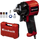 Einhell Clé à chocs pneumatique TC-PW 610 Compact (8 bar max, couple max. de 610 Nm, carré d’entraînement 1/2&Prime;, rotation à gauche/droite, vendue dans son coffret avec 3 douilles)