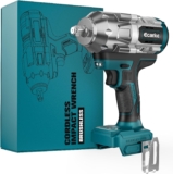 Ecarke Boulonneuse Électrique 1200Nm Sans Fil Compatible avec Makita 18V Batteries, 1/2&Prime; Clé à Chocs Sans Fil Brushless avec Lumière LED (sans batterie ni chargeur) fabrication