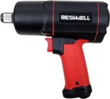 Beswell-BW-134K-Visseuse pneumatique à chocs – couple de desserrage maxi 2298 Nm, carré 19 mm (3/4 pouce) – visseuse pneumatique à faibles vibrations pour le serrage et le desserrage de vis&rsquo;.