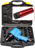 Herkules Werkzeuge Clé à choc pneumatiques 1/2&Prime; 720 Nm + 1 Douille à choc 21 mm protection