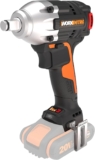 WORX NITRO – Clé à Chocs sans Fil 20V – Couple Max de 300 Nm – 3 Vitesses – Moteur Brushless – Compacte et Légère – Avec Crochet et Embout de Vissage – Livrée sans Batterie ni Chargeur – WX272.9