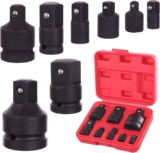 Réducteur d&rsquo;adaptateur impact à douille choc pneumatique 1&Prime; 3/4&Prime; 1/2&Prime; 3/8&Prime; 1/4&Prime; Adaptateurs d&rsquo;impact Parfait pour Clé à Chocs
