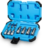 Capri Tools XZN Ensemble de 10 embouts pour clé à douille à triple carré Avec cannelures S2
