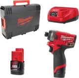Milwaukee Atornillador de impacto subcompacto M12 FUEL™, 1/4 hex – M12FID-202X
