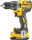 DEWALT Perceuse Visseuse Compact Brushless XR 18V Li-Ion 2Ah – Perceuse sans Fil avec Coffret TSTAK, Éclairage LED, 2 Batteries/Chargeur – 2 Vitesses (0-550/2000 tr/min) 460W DCD791D2-QW