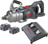 Ingersoll-Rand W9491-K2E-EU – 1&Prime; 20V Cle a Choc Sans Fil avec Enclume Courte, Cle a Choc Electrique Puissante, Kit Clé à Choc avec 2 Batteries Li-Ion de 5,0 Ah et Chargeur Double