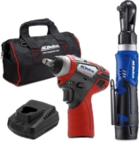 ACDelco ARW1209-K14 Série G12 12 V Li-ion Clé à cliquet sans fil 3/8&Prime; et clé à chocs